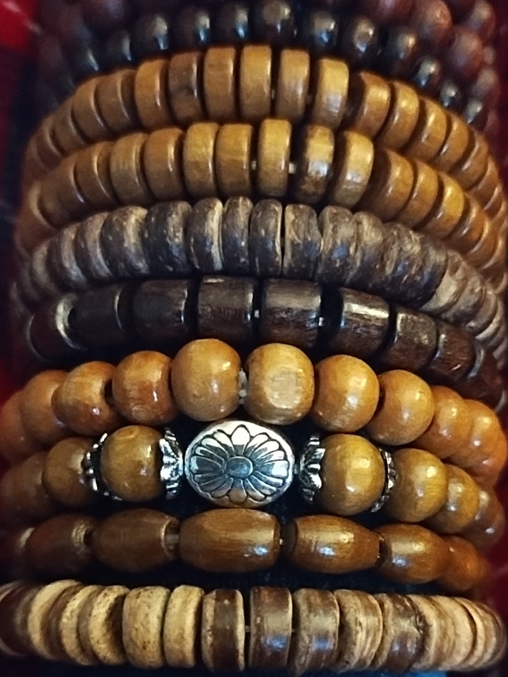 Pick 5 Wooden Bead bracelets.